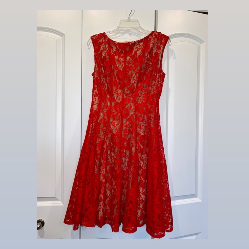 Red Lace Dress